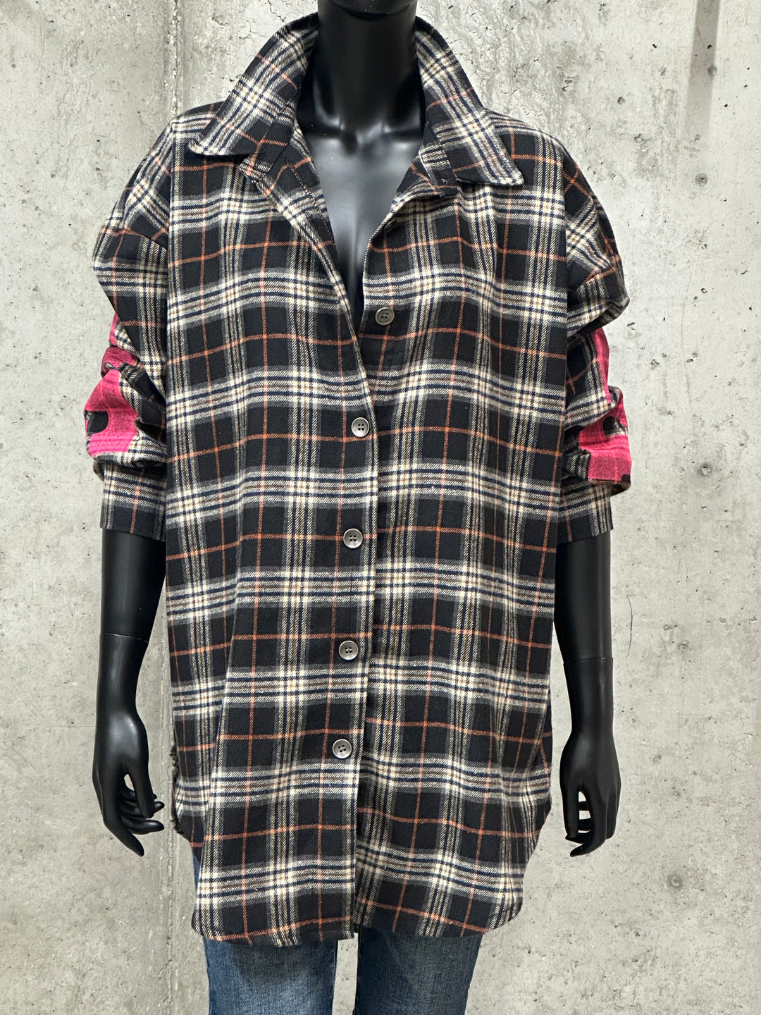 Surechemise oversize Peace &amp; Love "Chloé" (42/46) MADE IN ITALY