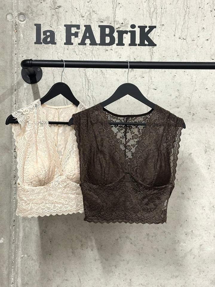 Top/brassière en dentelle "Ophélie" (38/42)