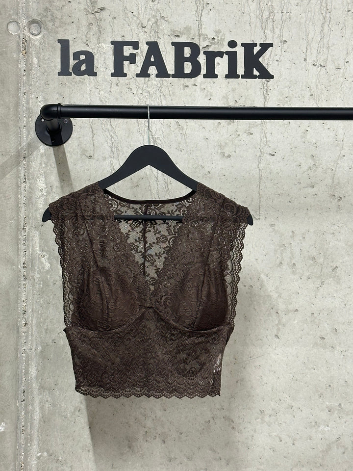 Top/brassière en dentelle "Ophélie" (38/42)