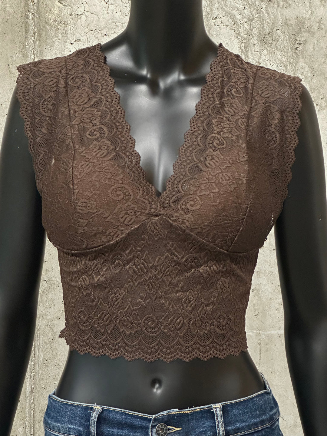 Top/brassière en dentelle "Ophélie" (38/42)