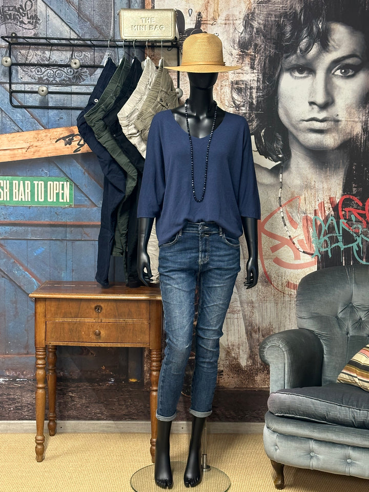 Stretch-Jeans mit elastischem Bund ( XS ➡️ XL)