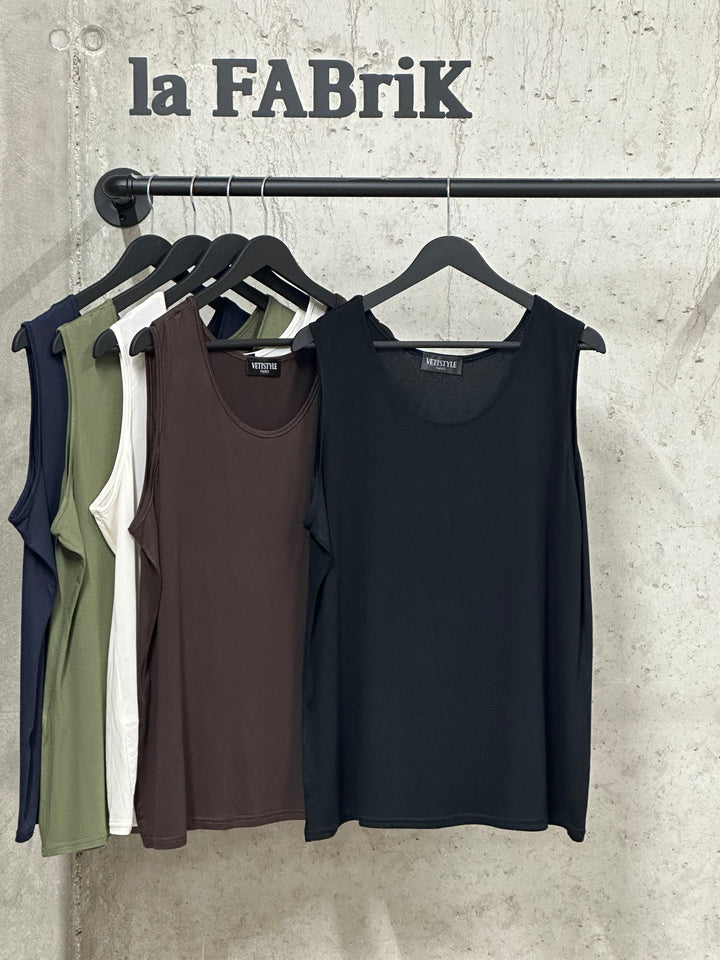Top uni &amp; fluide "Anaïs" (42/46) MADE IN FRANCE