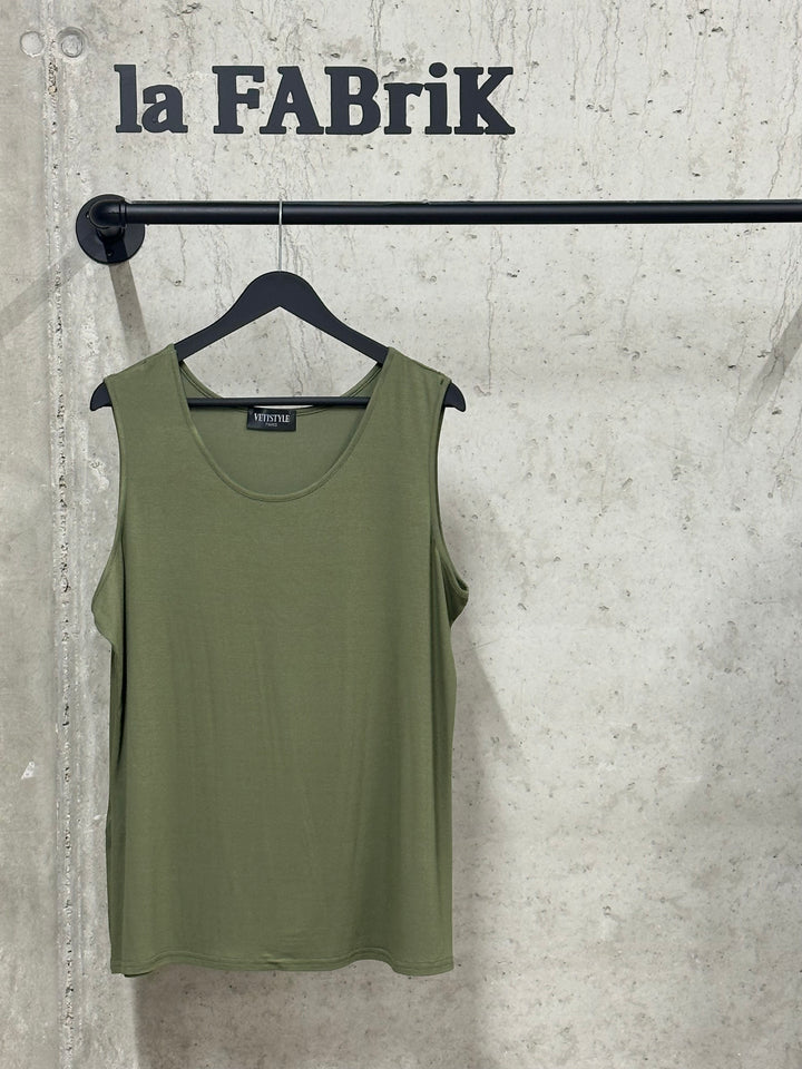 Top uni &amp; fluide "Anaïs" (42/46) MADE IN FRANCE