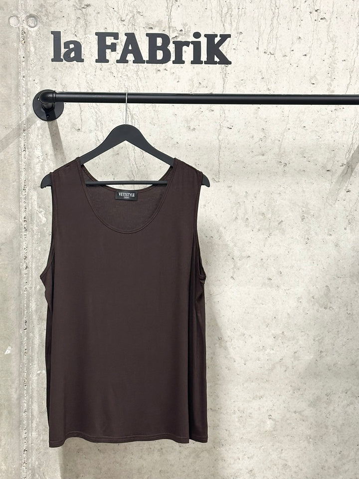 Top uni &amp; fluide "Anaïs" (42/46) MADE IN FRANCE