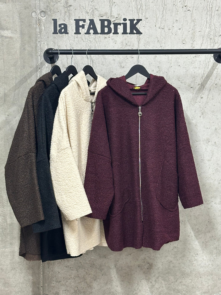 Manteau mi-saison "Elodie" (44/48) MADE IN ITALY