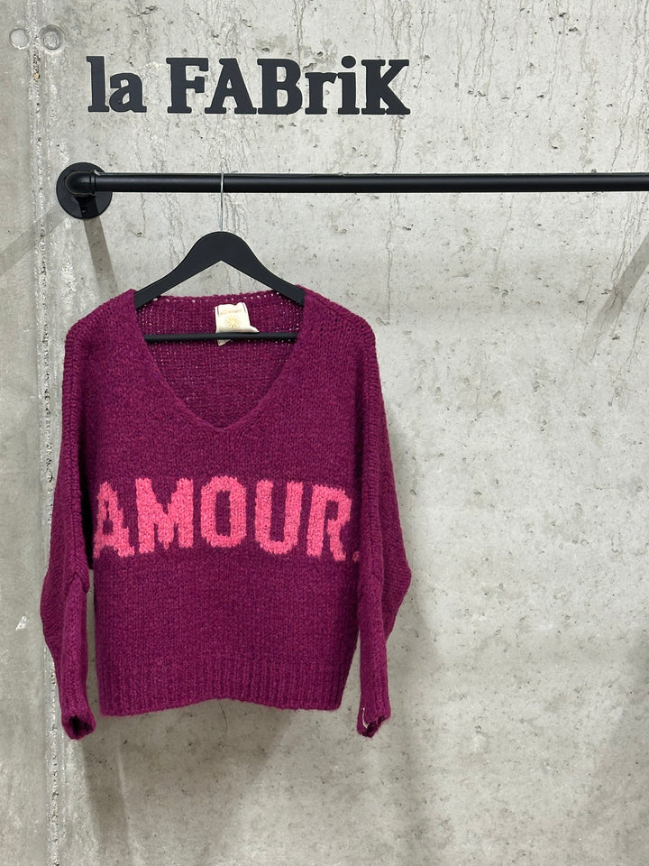 Pull court en maille "Dom" (38/42) MADE IN ITALY