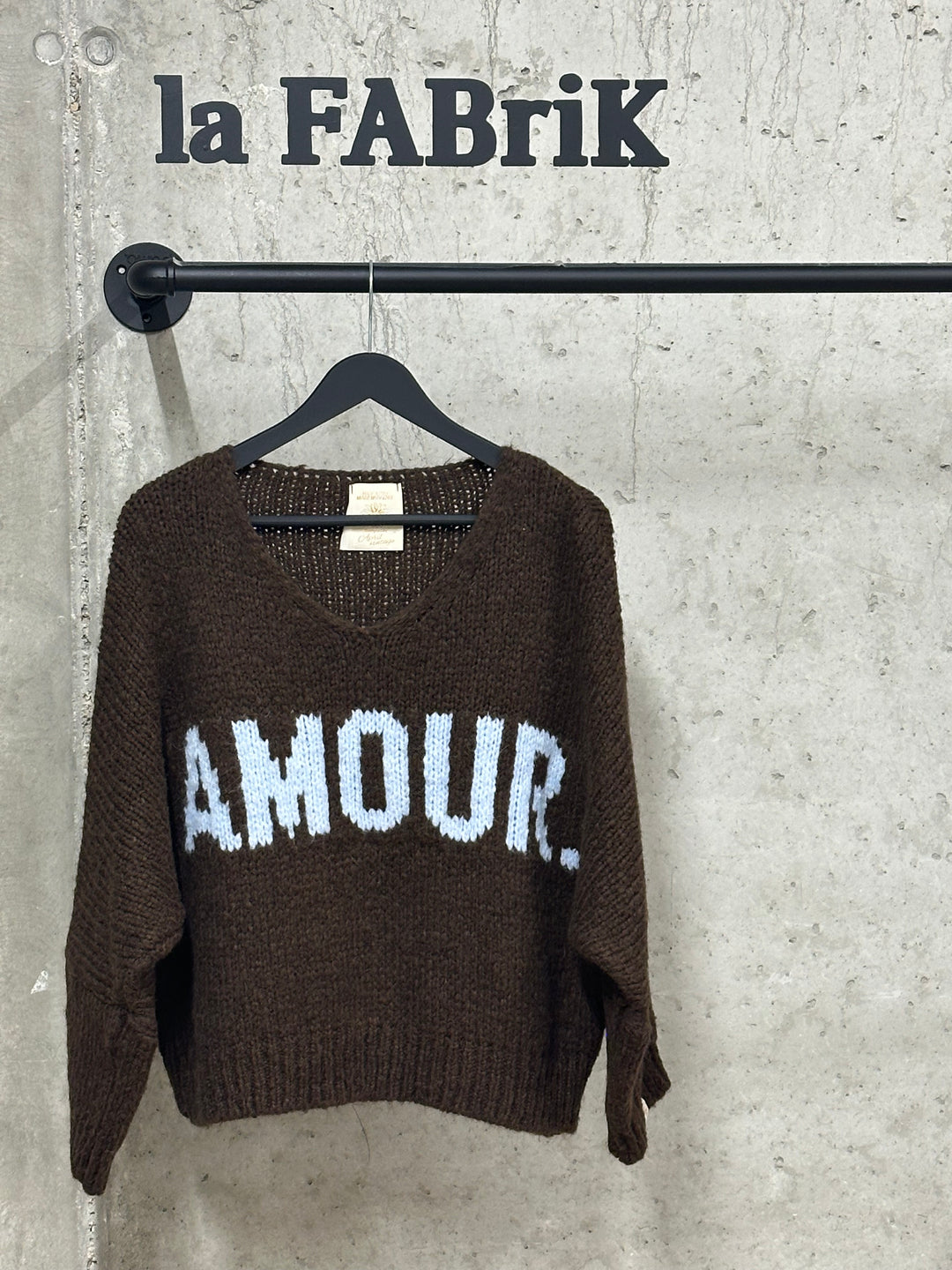 Pull court en maille "Dom" (38/42) MADE IN ITALY