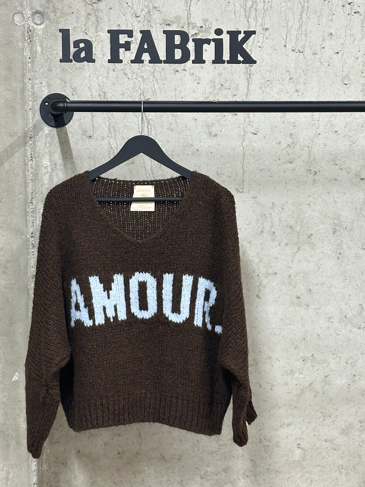 Pull court en maille "Dom" (38/42) MADE IN ITALY