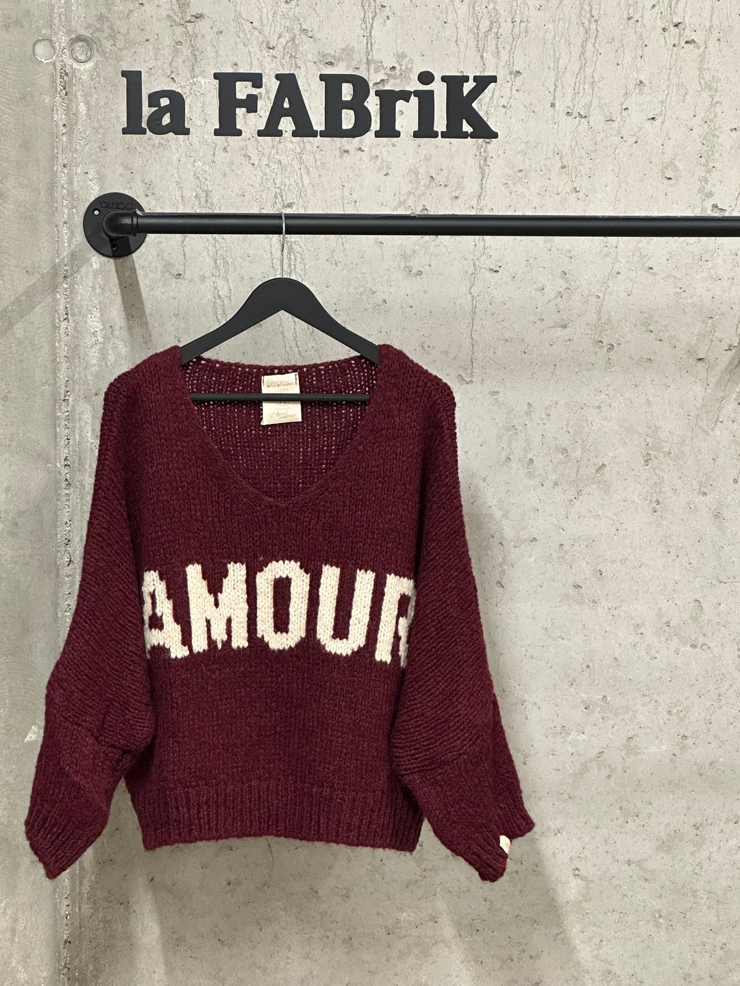 Pull court en maille "Dom" (38/42) MADE IN ITALY