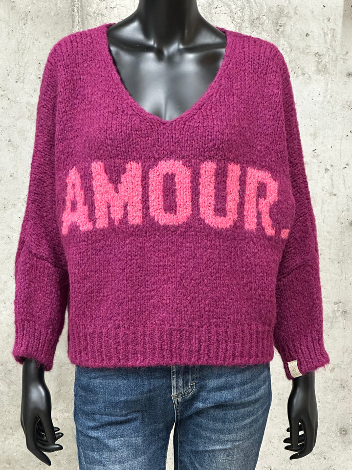 Pull court en maille "Dom" (38/42) MADE IN ITALY