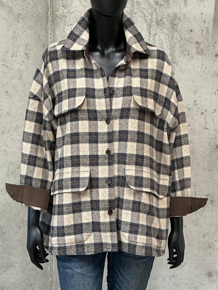 Surchemise oversize "Giulia" 100% coton (40/44)