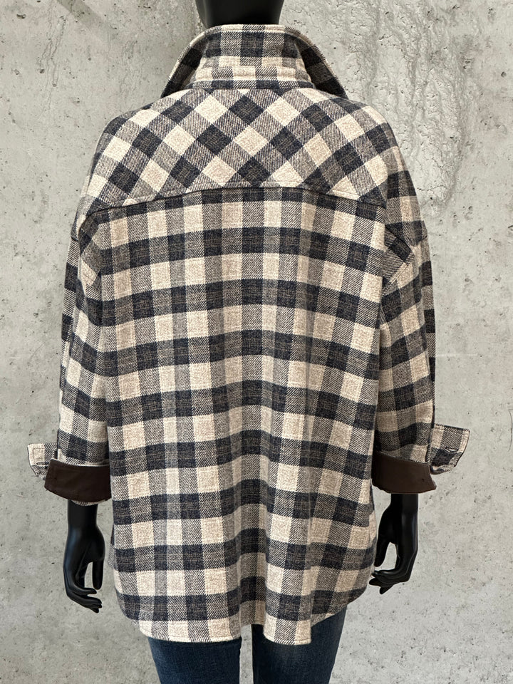 Surchemise oversize "Giulia" 100% coton (40/44)