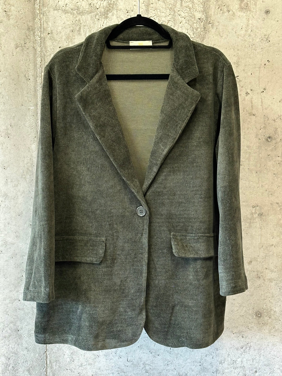 Blazer aus feinem, leichtem Cord (44/48) MADE IN 🇮🇹