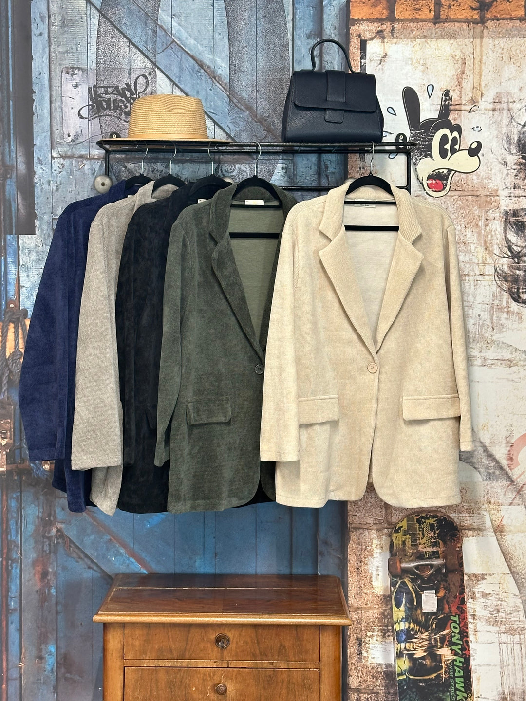 Blazer aus feinem, leichtem Cord (44/48) MADE IN 🇮🇹