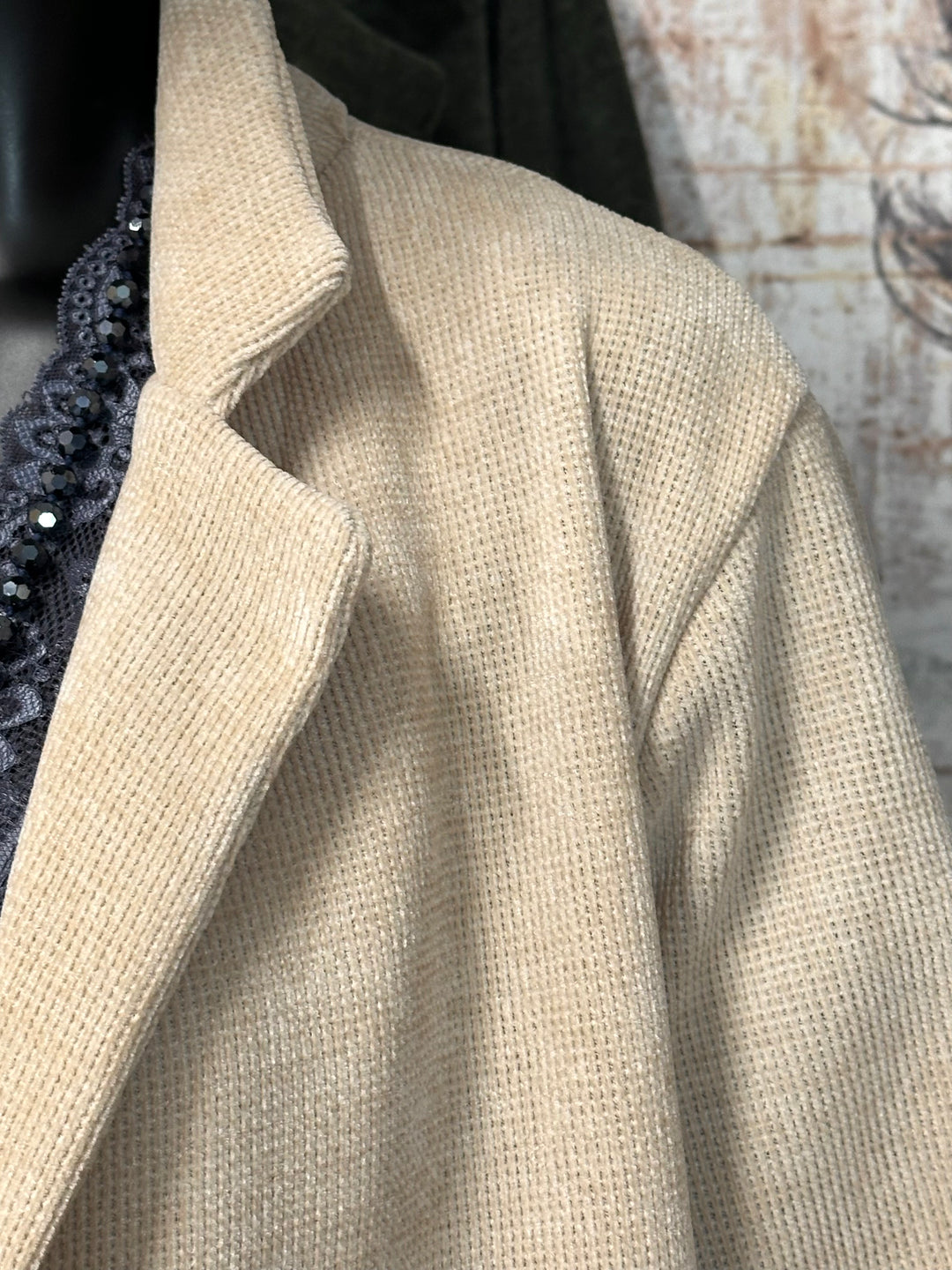 Blazer aus feinem, leichtem Cord (44/48) MADE IN 🇮🇹