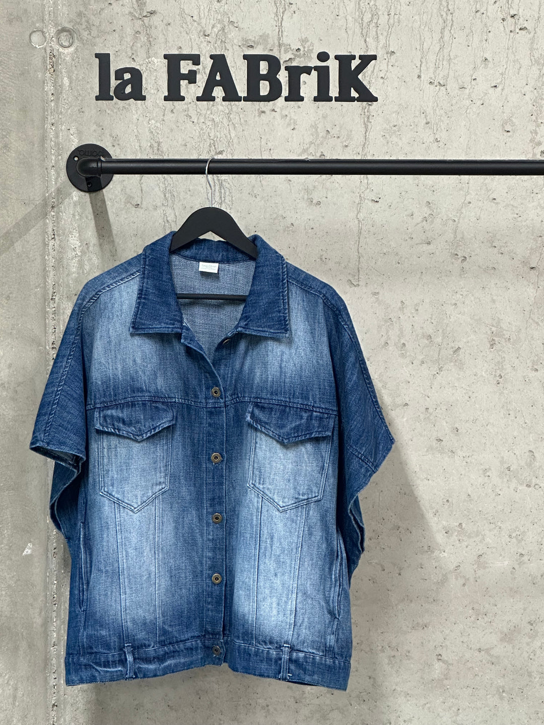 Gilet en denim Banditas "Tony" 100% coton(42/46) MADE IN ITALY