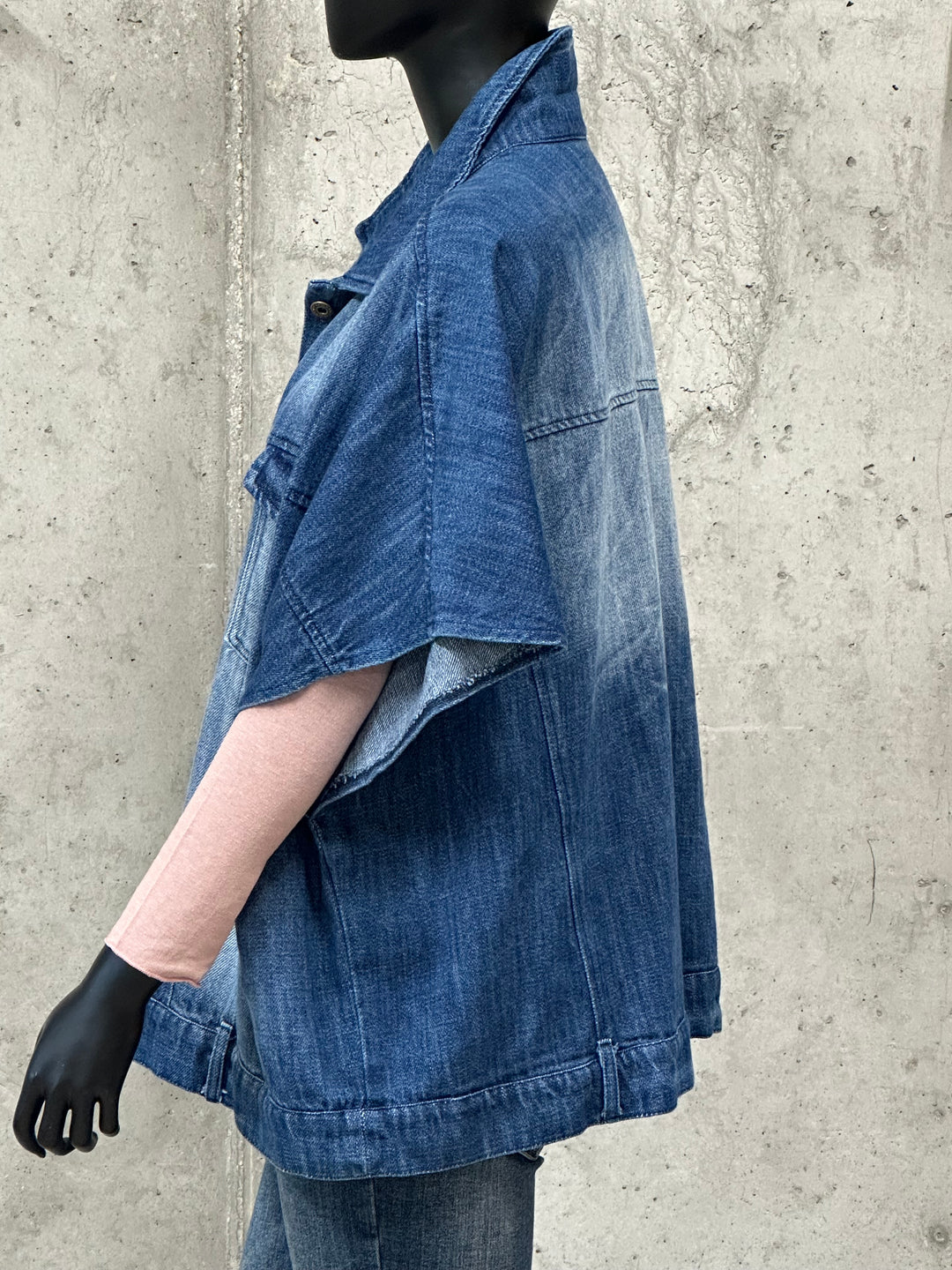 Gilet en denim Banditas "Tony" 100% coton(42/46) MADE IN ITALY