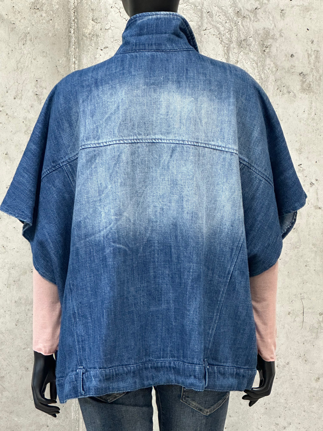 Gilet en denim Banditas "Tony" 100% coton(42/46) MADE IN ITALY