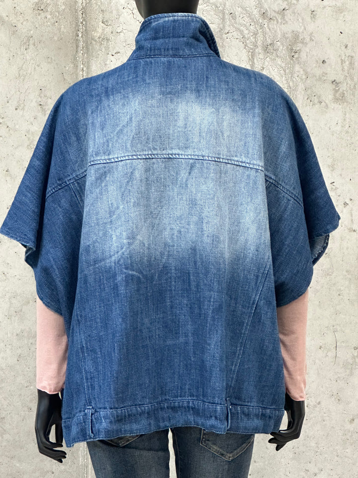 Gilet en denim Banditas "Tony" 100% coton(42/46) MADE IN ITALY