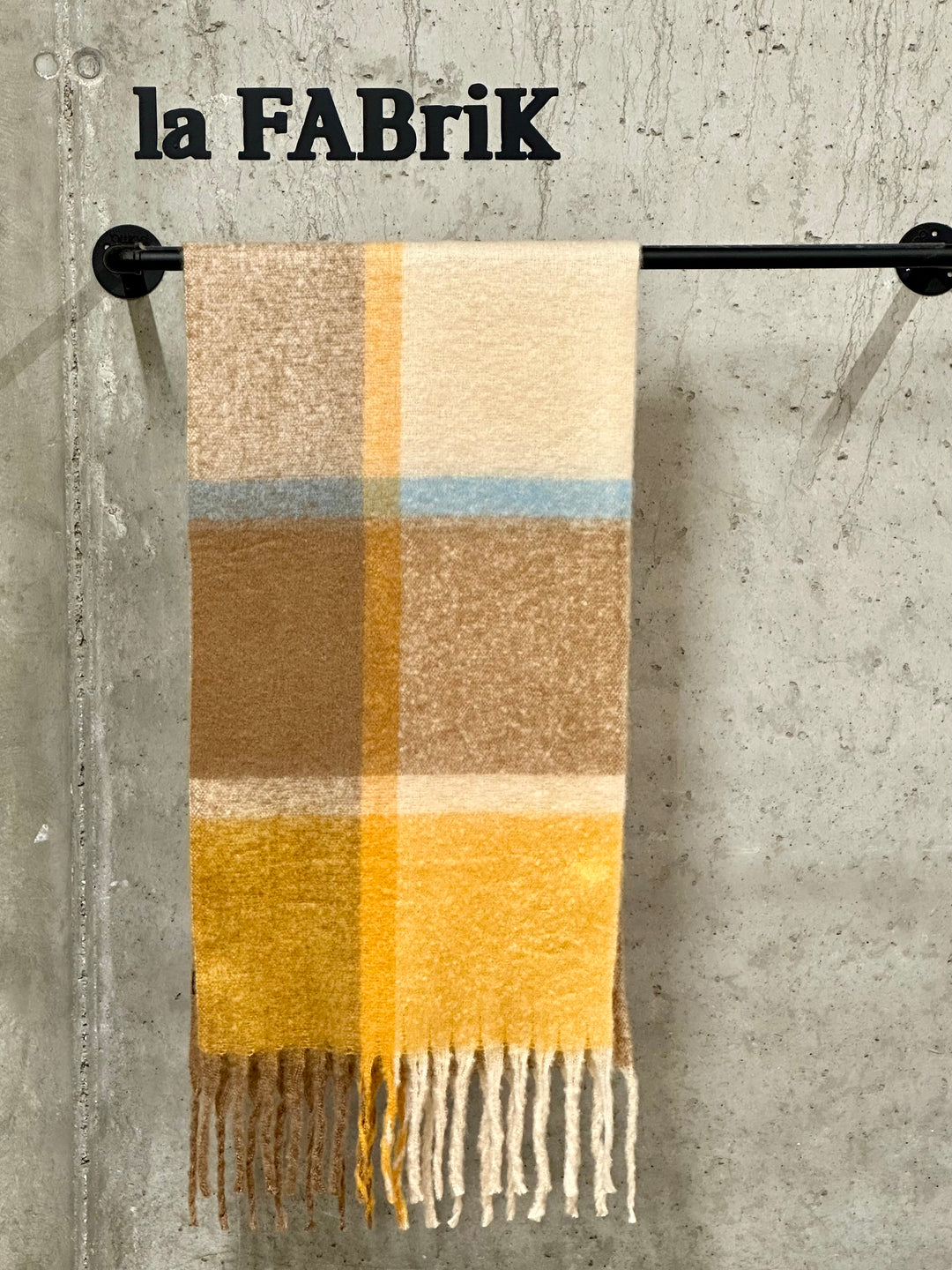 Écharpe à carreaux «Eloise» ultra douce