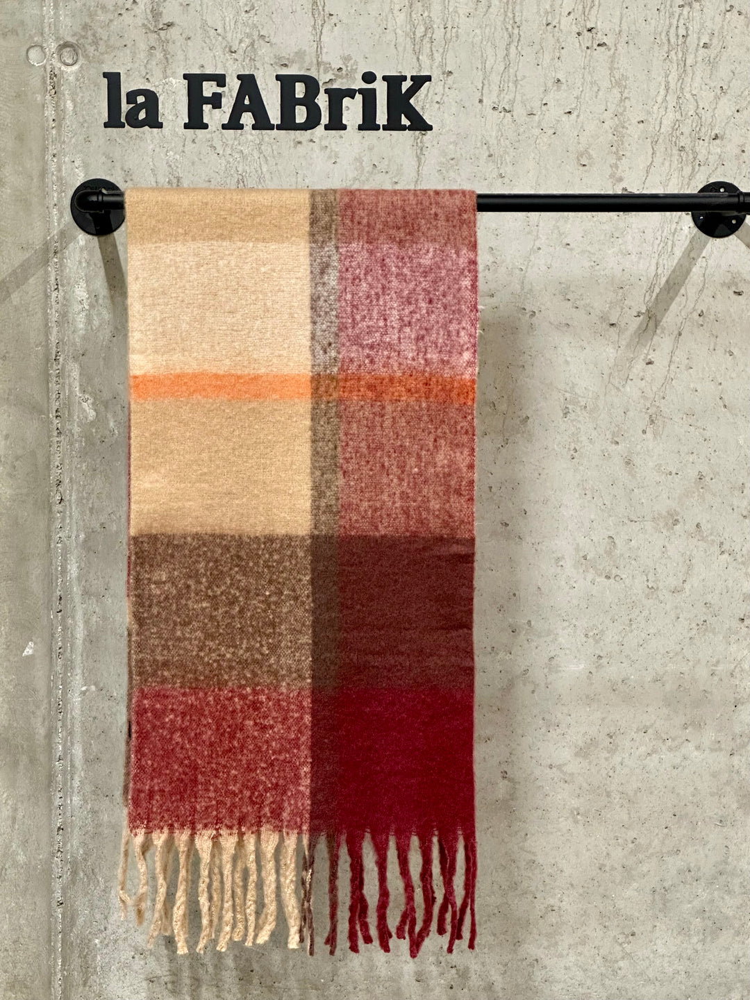 Écharpe à carreaux «Eloise» ultra douce