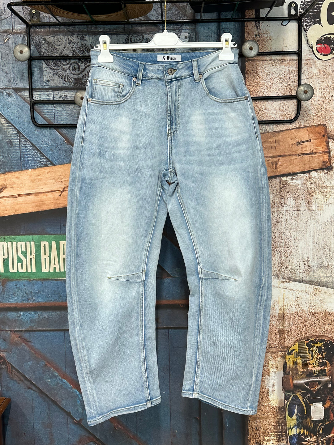 Jeans „Ballon“ hellblau Denim (S ➡️ XL)