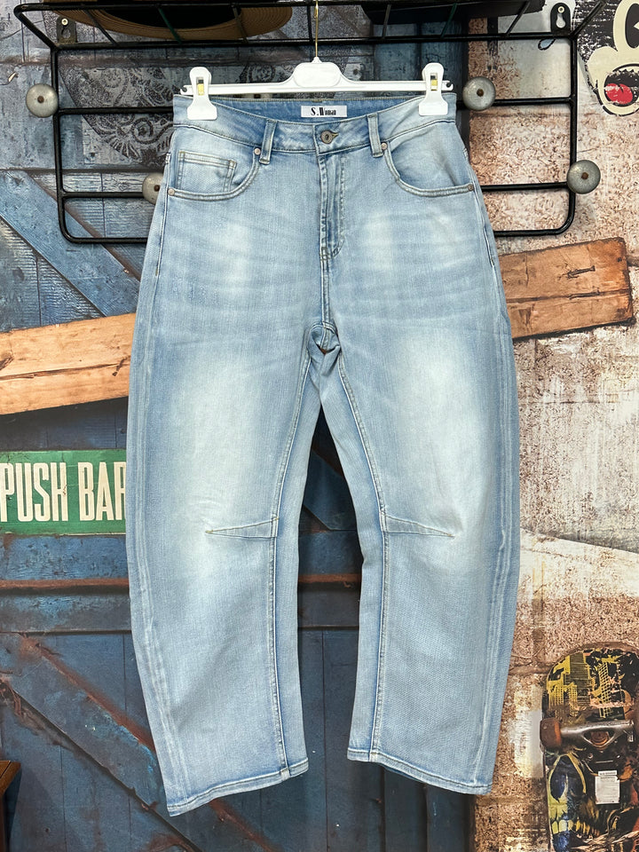 Jeans „Ballon“ hellblau Denim (S ➡️ XL)