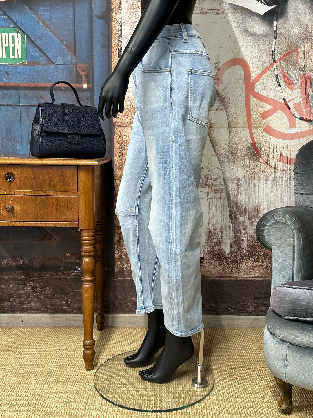 Jeans „Ballon“ hellblau Denim (S ➡️ XL)