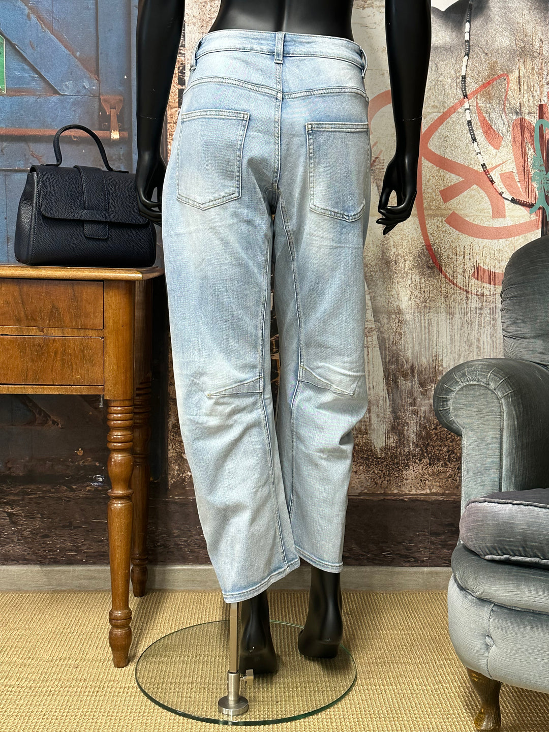 Jeans „Ballon“ hellblau Denim (S ➡️ XL)