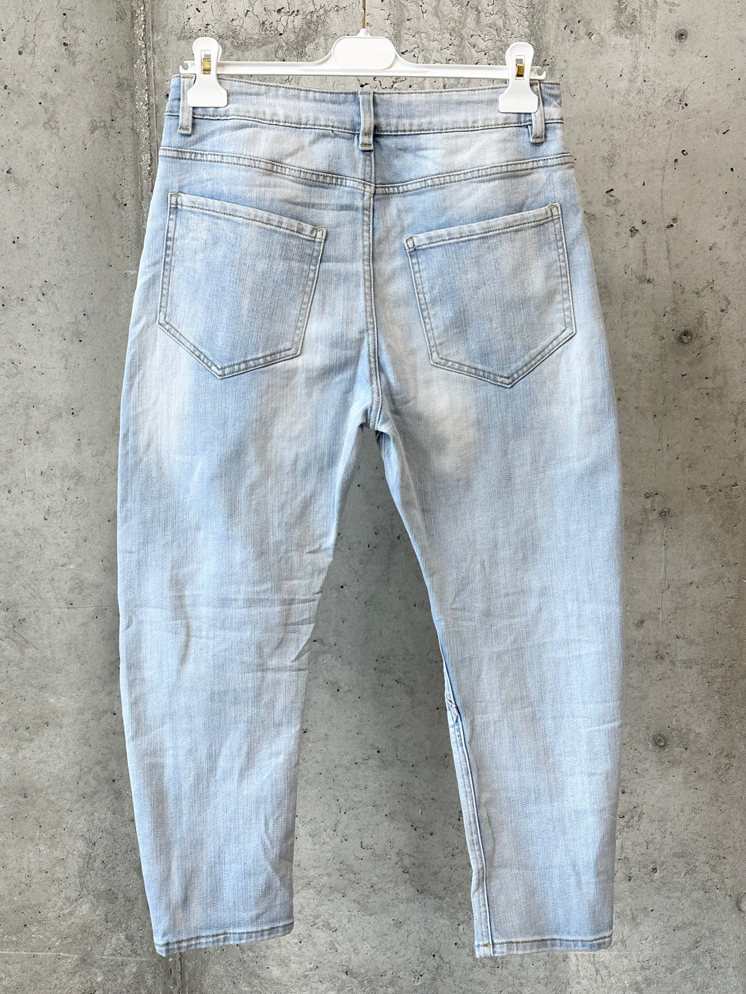 Hellblaue Jeans „Rebelle & Urbain” (S ➡️ XL)