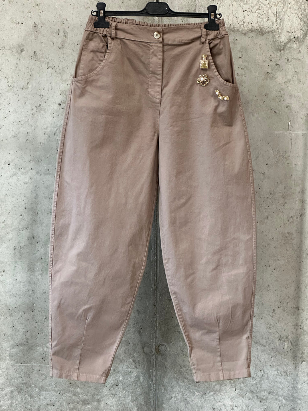 Hose in Barrel-Form  „City Chic“ (40/44) MADE IN ITALY