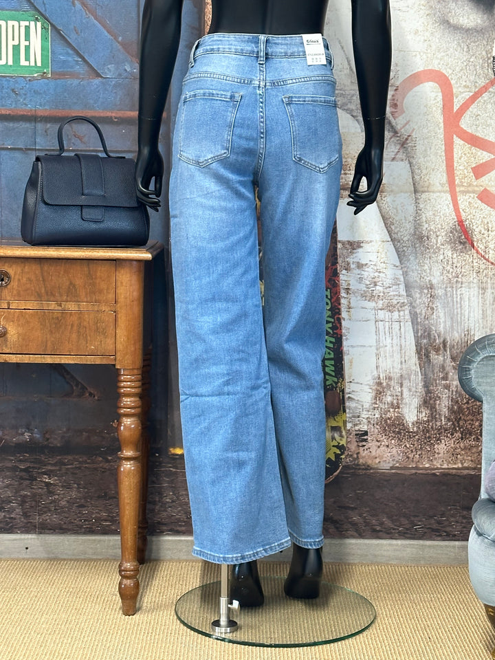 Jeans „Wide Leg“ hellblau „Denim“ (38 ➡️ 48)