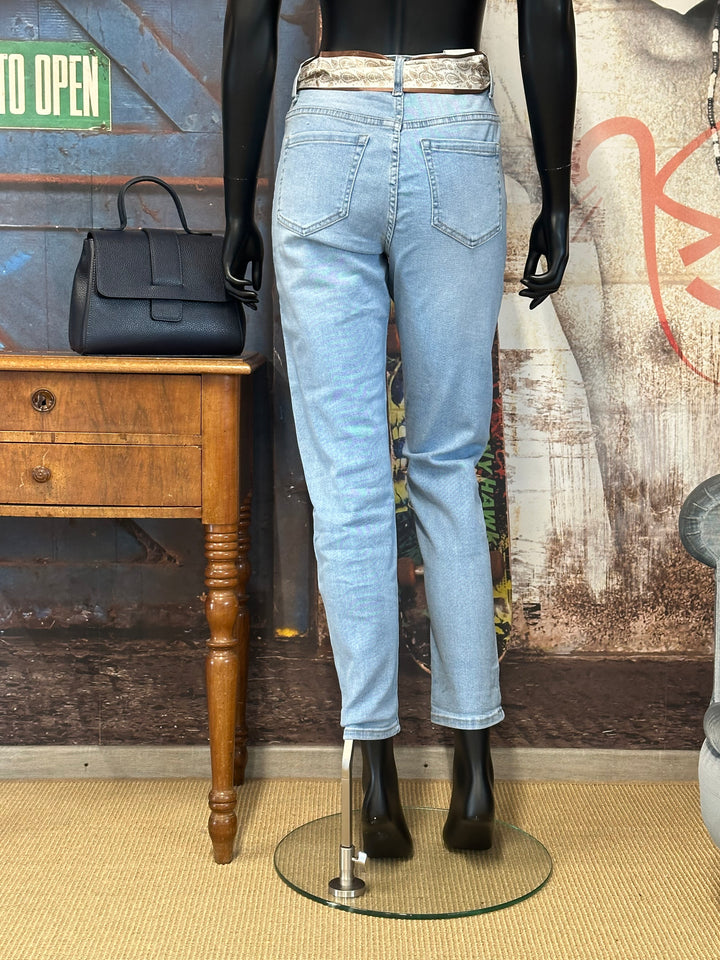 Jeans „Mom Fit“ hellblau „Denim“ (36 ➡️ 46)