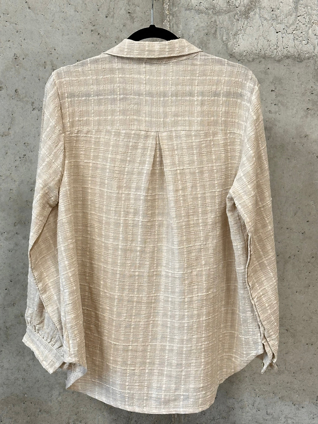 Beigefarbene Bluse im Bohemian-Stil (38/42) MADE IN ITALY