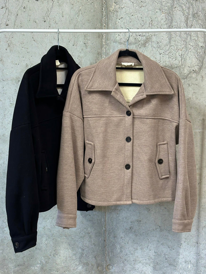 Kurze Jacke aus Rippstrick (38/42) MADE IN ITALY