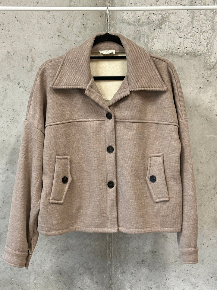 Kurze Jacke aus Rippstrick (38/42) MADE IN ITALY