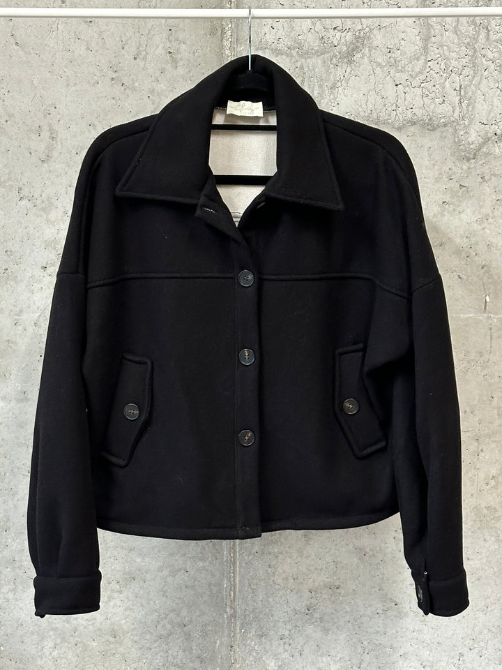 Kurze Jacke aus Rippstrick (38/42) MADE IN ITALY