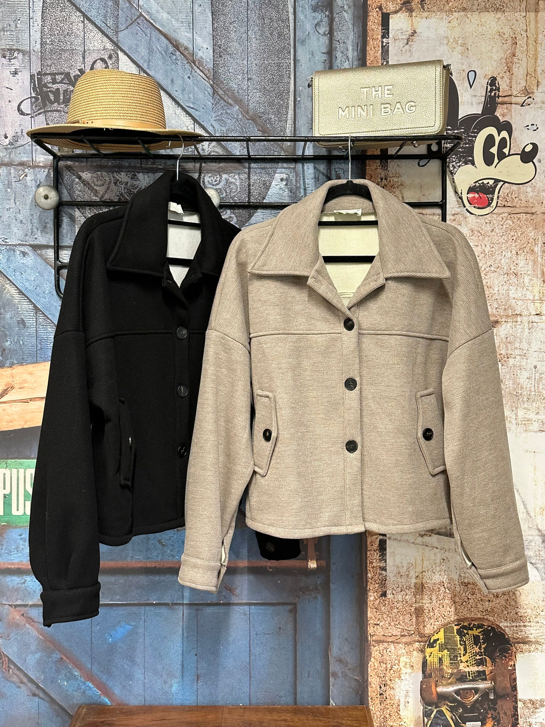 Kurze Jacke aus Rippstrick (38/42) MADE IN ITALY