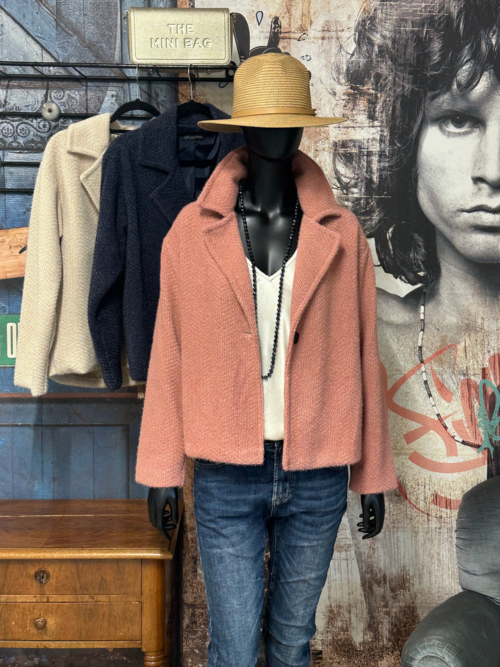 Schicke & kuschelige kurze Jacke (36/40) MADE IN ITALY