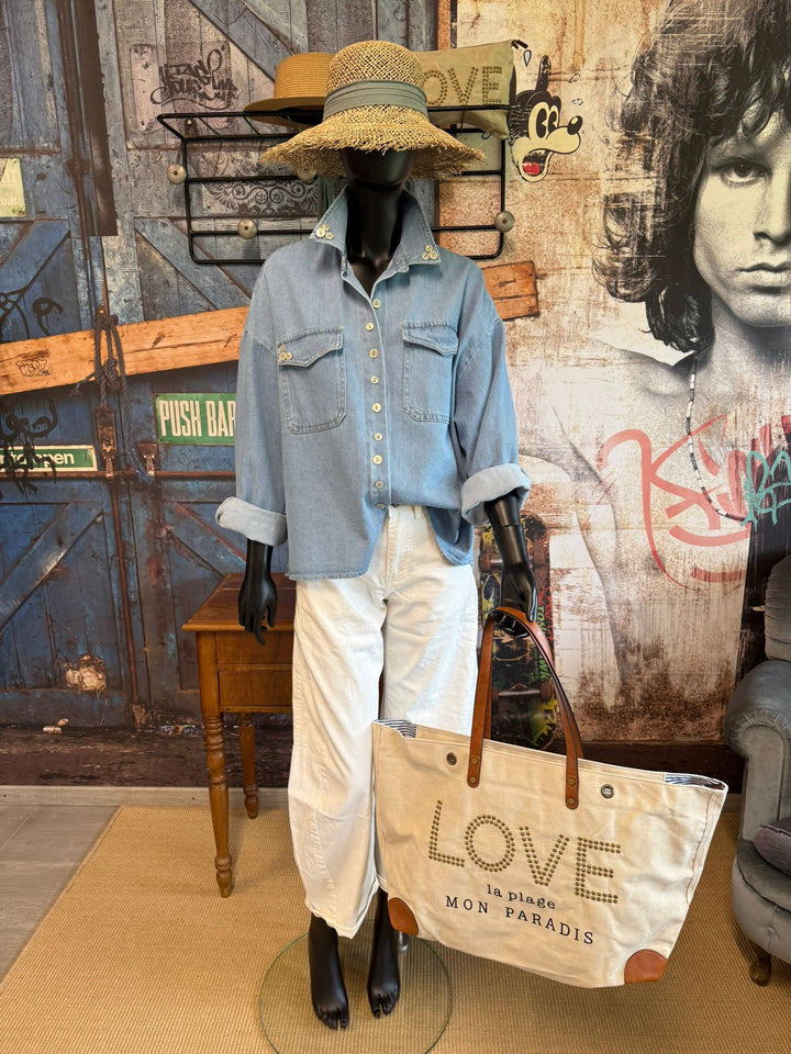 Baumwollhemd mit „Perlmuttknöpfen“ (Größen 40–46) MADE IN ITALY