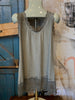 Sous pull dentelle col rond taupe